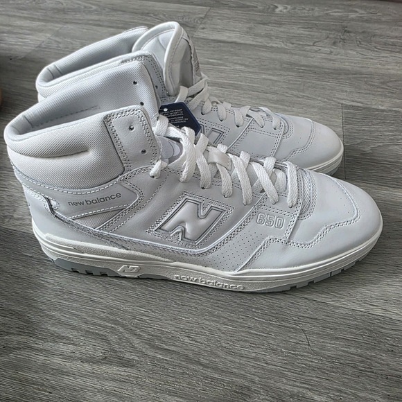 New Balance 650 White White Grey BB650RWW‎ Men\'s 13 main image 9
